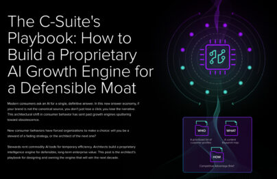 a leader at a strategic inflection point choosing to build a proprietary ai engine for a defensible moat instead of following a declining growth curve.