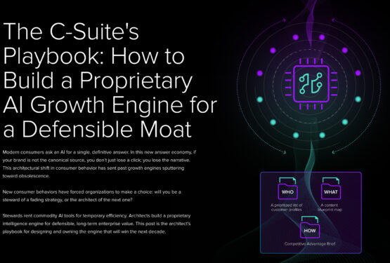 a leader at a strategic inflection point choosing to build a proprietary ai engine for a defensible moat instead of following a declining growth curve.